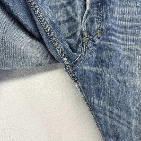 Diesel Jeans Mens 34 FIts 34x33 Regular Straight Whisker Faded Safado y2k Dark - Picture 6 of 14